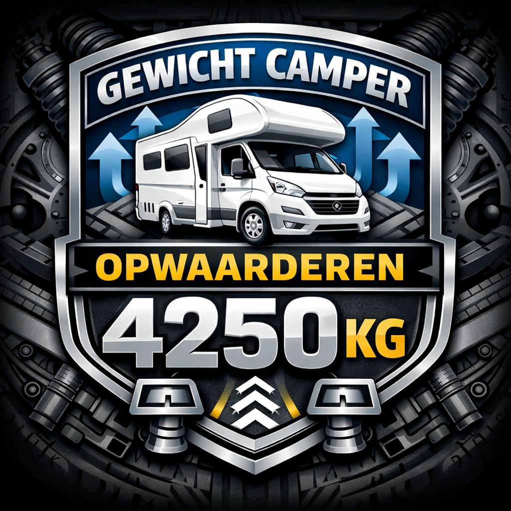 gewicht camper opwaarderen